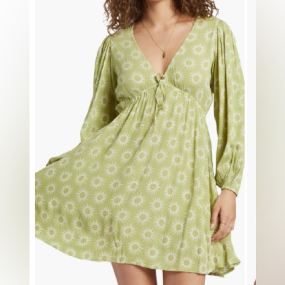 Billabong Long Sleeve Mini Dress
